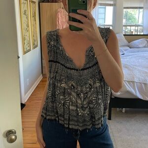 Free people summer tie back top